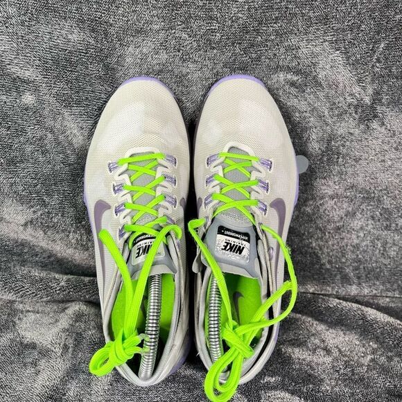 Nike Women's Lunar Hyper Workout XT Silver Purple Sz 8.5 Training - Picture 5 of 8